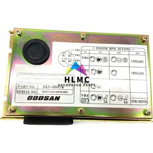 Excavator Accessories Dh150 220 215 225-7 Excavator Throttle Control Panel Computer Version Throttle Panel