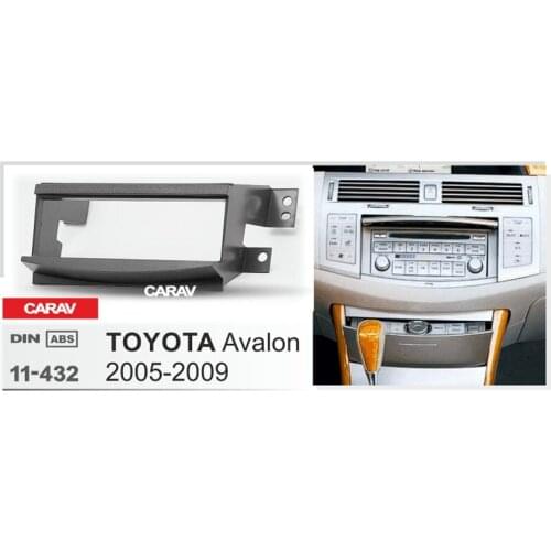 CARAV 11-432 Top Quality Radio Fascia for TOYOTA Avalon 2005-2009 Stereo Fascia Dash CD Trim Installation Kit