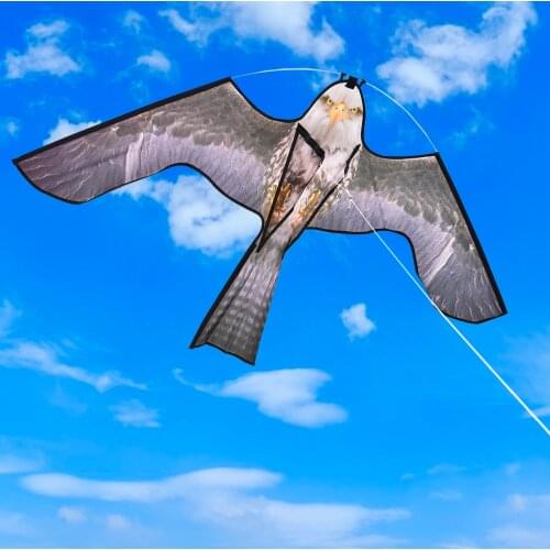 Emulation Flying Hawk Kite Drive Bird Repellent Kite With 2M Kite Line Easy To Assemble Bird Scarer Kite For Garden Yard Farm