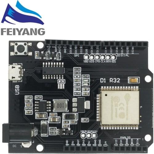 ESP32 For Wemos D1 Mini For Arduino UNO R3 D1 R32 WIFI Wireless Bluetooth Development Board CH340 4M Memory One