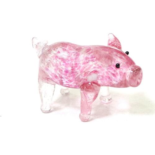 Custom silver murano glass marbles Easter glass egg ornament decorative handmade glass crafts wedding party decoration