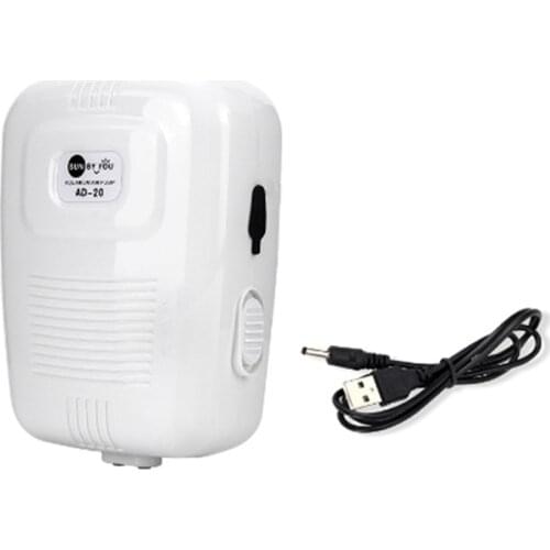 Hot Small Rechargeable Fish Tank Oxygen Pump Lithium Battery Oxygen Pump Is Suitable for Water Fish Tank and Outdoor Fishing