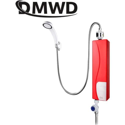 3000W Kitchen Bathroom Instantaneous Electric Water Faucet Heater Mini Instant Tankless Tap Hot Water Heating Machine Shower EU