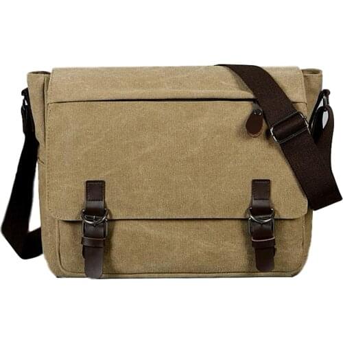 Fashion Canvas Shoulder Bag Large capacity Women Messenger Bags Male Crossbody travel Bags High quality Handbags Totes