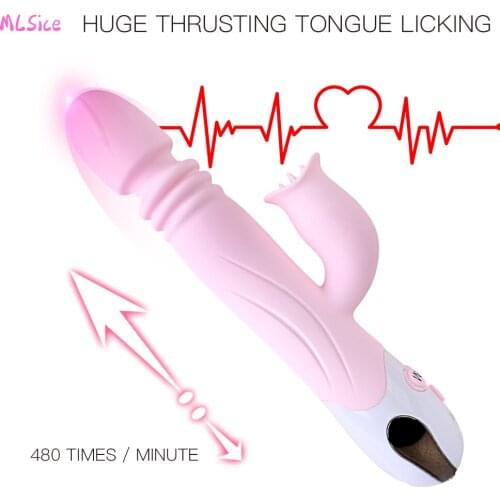 Powerful Rabbit G-Spot Penis Dildo Vibrator Oral Sex Toys for Women Adults Products Clitoris Sucker Chargable Female for Couples