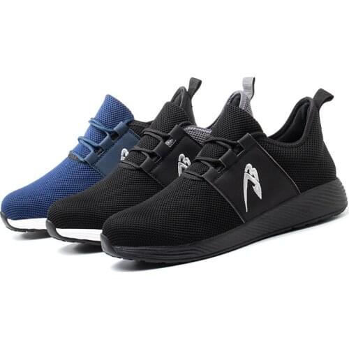 Men Shoes Safety Shoes Men Puncture-Proof Work Sneakers Steel Toe Shoes Work Boots Indestructible Safety Boots