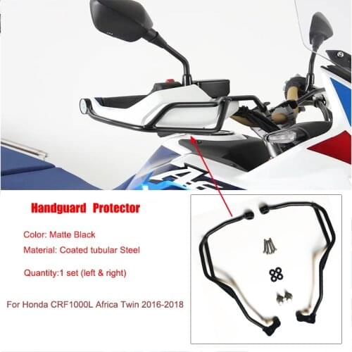 2018 2019 CRF1000L Motorcycle Font Handle Bar Hand Guard Left Right Bumper Frame Protector for Honda CRF1000L Africa Twin 2016