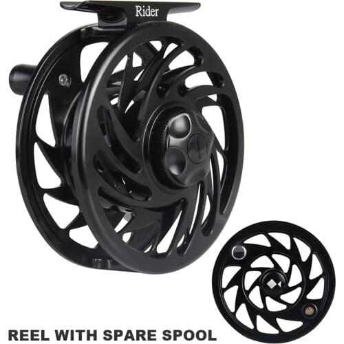 Angler Dream Rider Series 5/6 WT CNC Machined Fly Reel , Super Strong Fly Fishing Reel With Spare Spool