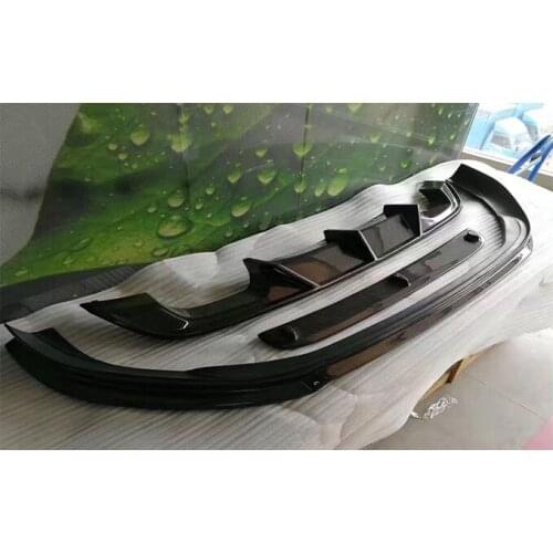 Fiber carbon Spoiler front lip and rear lip for VW GOLF 7R