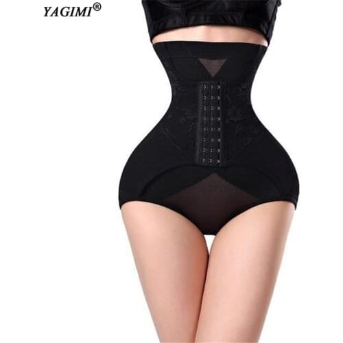 YAGIMI Waist Trainer Slimming Underwear Body Shapewear Women High Waist Panties Tummy Control Butt Lifter Pulling Corset Shaper