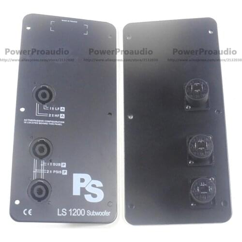 2pcs Back Panel W/ Connectors & Switch Replacement For NEXO PS 15 Speaker