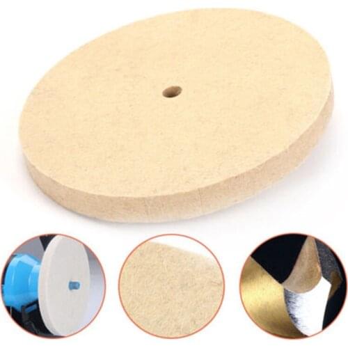 1pc 8 Inch 200mm Wool Polishing Wheel Buffing Pads Angle Grinder Wheel Felt Polishing Disc for stainless steel copper aluminum