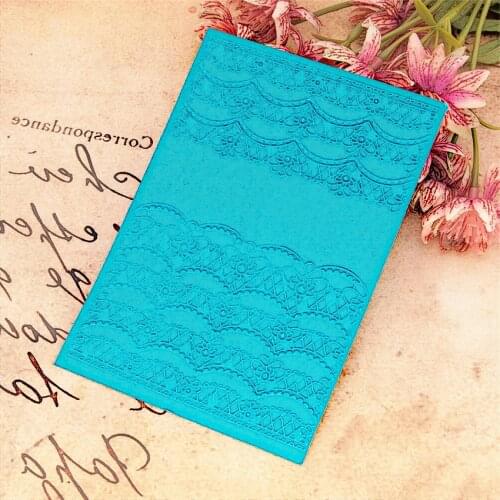 10.5*14.8CM plastic Garden fence template craft card making paper card album wedding decoration clip Embossing folders