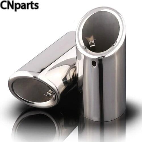 2PCS For Volvo XC60 S60 V40 V60 2011 2012 2013 Stainless steel Automobiles Car Exhaust Tips Muffler Pipe Cover Accessories