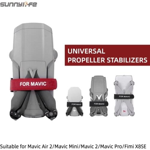 2pcs Propeller Stabilizers Velcro Fixing Strap 20x380mm for Mavic Air 2/Mavic Mini/Mavic 2/Mavic Pro/Fimi X8SE