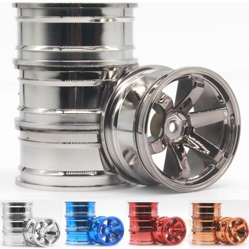 4pcs 1Set Plastic Wheel Rim Fit HPI HSP RC model 1:10 On-Road Racing Car for HSP94123/94122/94103/D4/D3