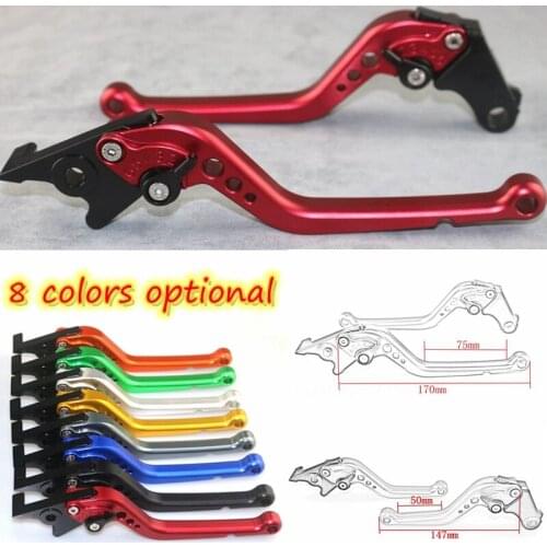 Aluminum CNC Adjustable Motorcycle Brake Clutch Lever For KAWASAKI ZX636R / ZX6RR 2005-2006