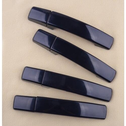 Car Glossy Black Door Handle Cover Trim ABS Plastic Styling Fit For Land Rover LR2 LR3 Range Rover Sport Freelander 2