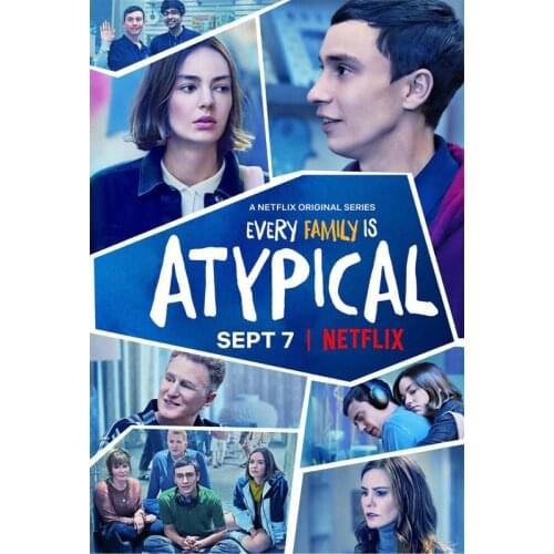D0385 Atypical Season 2 Silk Fabric Poster Art Decor Indoor Painting Gift