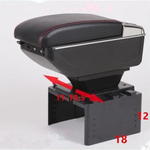 For Fiat Albea Bravo Doblo Linea Marea Stilo Strada car armrest storage box center console leather cup holder car styling decor
