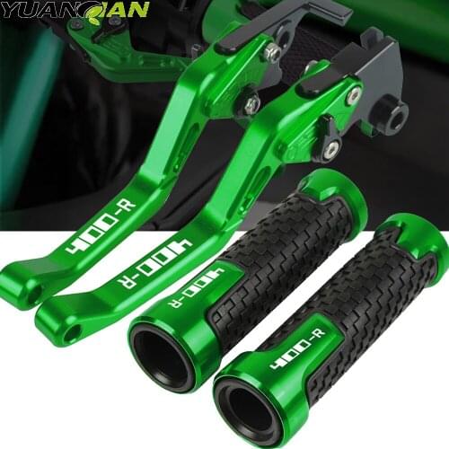 For Kawasaki NINJA 400R NINJA400R 2011 NINJA650R ER6F CNC Motorcycle Adjustable Folding Brake Clutch Levers Handlebar Hand Grips