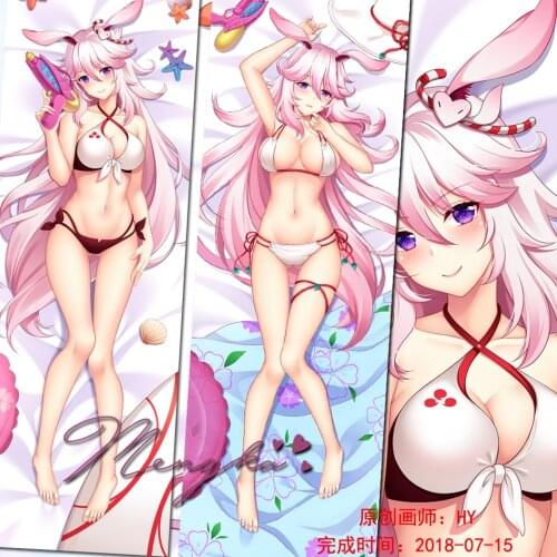 Honkai Impact 3 Yae Sakura Game Dakimakura Hugging Body Pillow Case Otaku Pillow Long Cushion Cover Home Decor Swimsuit Series