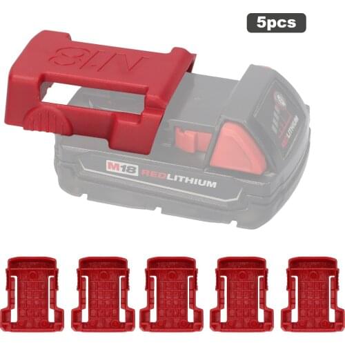 KKmoon 5pcs Lithium-Ion Batteries Storage Bracket Dedicated Battery Clip Battery Mount Dock Holder Replacement