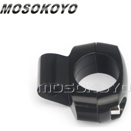 Motorcycle 1" Bars Mount Rearview Mirrors Turn Signal Holder For Harley Yamaha Honda Universal 25mm Drink Speaker Bracket Clamp