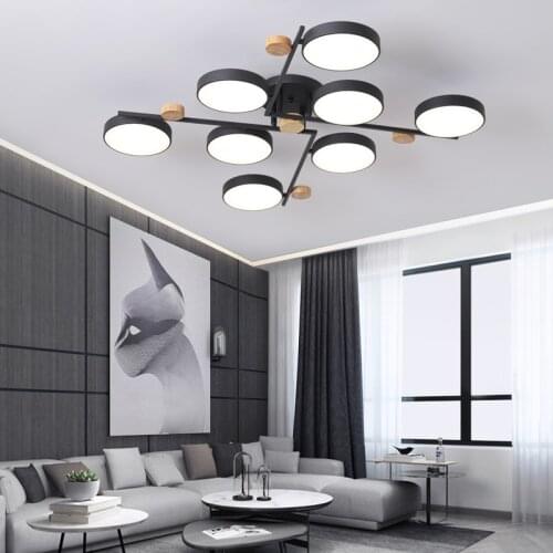 4/6/8 Heads Nordic Chandelier Creative Art Modern Home Office Dining Living Room Bedroom Restaurant Personalized Study Light