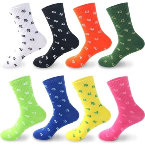 Mens socks Text print cotton basketball sports Womens Candys happy fashion Fancy funny man Pair Hit sales Cheap things Lots