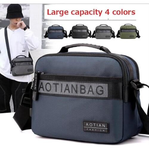 2020 New Bag For Men Waterproof Crossbody Handbag Tote Oxford Cloth Sling Bags Sac Homme Bolsos Sacoche Torebka Fashion