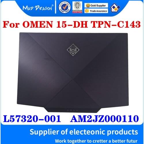 New original LCD Rear Lid Back Top Cover Case Black A shell For HP OMEN 15-dh 15-dh0000 Laptops TPN-C143 L57320-001 AM2JZ000110