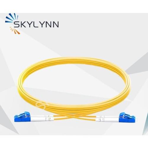 50 Pcs/Bag LC/UPC-LC/UPC Duplex 2.0mm Single Mode G652D LSZH Jacket 1 Meter Fiber Optic Patch Cord Jumper Cable