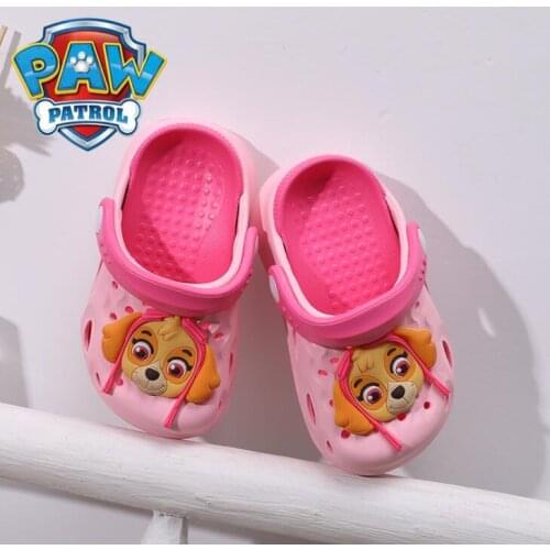 Original Paw patrol 2021 kid summer childrens hole shoes EVA non-slip home leisure 1-3 years old sandals and slippers