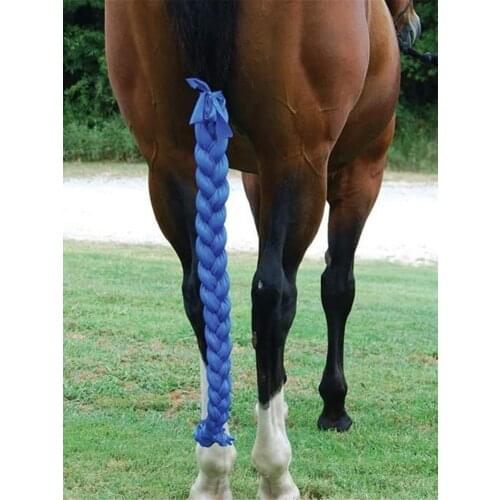 110cm Horse Tail Polyester Protective Equestrian Supplies For Outdoor Horsetail Braid Anti Mosquito Anti Fly Horsetail Bag