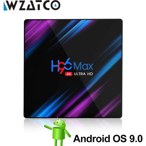 H96 Max-3318 Android TV Box 9.0 4GB 64GB Quad-Core 64bit 1080P H.265 4K Google Play Store Netflix Youtube Smart TV box Media