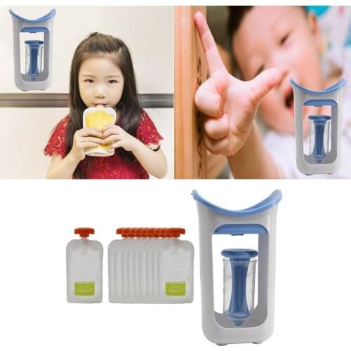 Squeeze Station Homemade Infant Baby Fresh Fruit Juice Food Maker with Storage