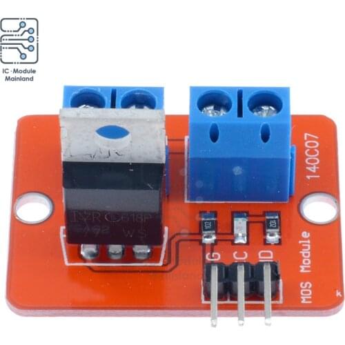 TOP MOSFET Button IRF520 MOSFET Driver Module 3.3V-5V For Raspberry pi For Arduino MCU ARM