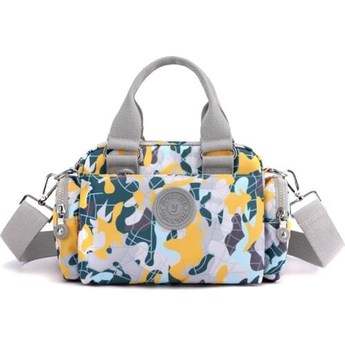 11 Colors Map Pattern hand bags women 2020 Small Nylon Brand bags Multi function shoulder bags fashion Casual bag black women