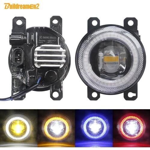 2 X Car Fog Light LED Angel Eye Daytime Running Light 30W 8000LM 12V For Honda CR-V Accord Crosstour Insight CR-Z Pilot City Fit