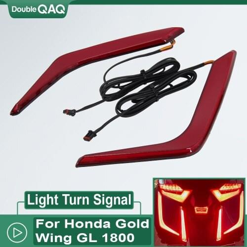 2018-2021 For Honda Gold Wing GL 1800 F6B GL1800 Motorcycle LED Rear Saddlebag Accents Lights Decorative Light Turn Signal