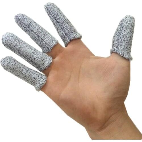 5Pcs/lots Anti-cutting Finger Cots Protective Sleeve Engraving Protective Fingertip Rubber Band Finger Cap Cover Protection