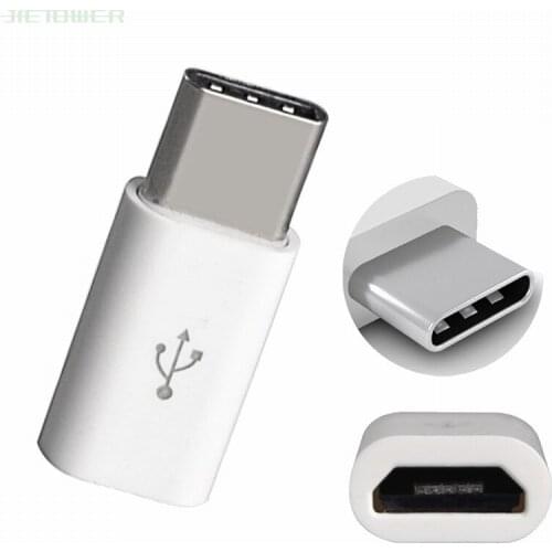 500pcs Micro USB to Type-C Type C Data Charge Cable Adapter Converter Connector for MacBook Nexus 5X 6P Xiaomi mi4C Smart Device