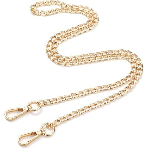 8mm Shoulder Bag Chains Strap Purse Metal Chain 40-150cm Handbag Bag Accessories Chain For Women Bag Purse Strap New