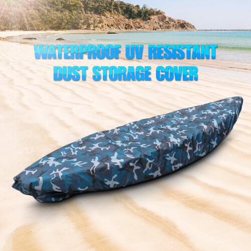 Professional Universal Boat Cover Camouflage Kayak Canoe Boat Waterproof UV Resistant Dust Storage Cover Shield Boat Cover