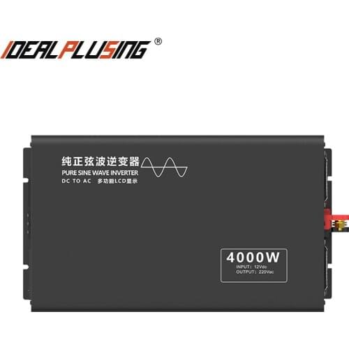 Long service life 4kw 12v 24v 48v 60v 72v 84v dc to 100v 110v 120v 220v 230v 240v ac pure sine wave inverter with lcd display