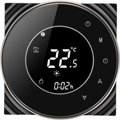 Water Heating Energy Saving Thermostat with Touchscreen LCD Display Weekly Programmable Room Temperature Controller Hot Sale