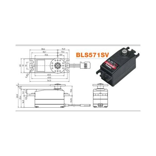 FUTABA BLS571SV high voltage brushless digital steering gear
