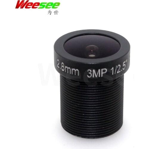 WS HD 3MP 2.8mm WS HD CCTV Camera Lens 3.0 Megapixel IR HD Security Camera Lens Fixed Iris fit ip camera