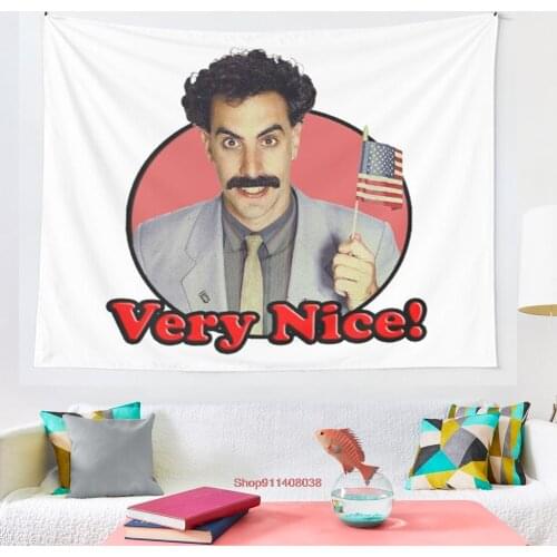Borat Very Nice tapestry Wall Hanging Astrology Divination Bedspread Beach Matwitchcraft Mandalay Hippie Mandalas